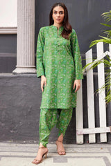 SAMAA 2Pc -Digital Printed Khaddar Dress - LEXZARI