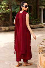 PERWASHA 3Pc - EMBROIDERED LAWN Dress