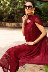 PERWASHA 3Pc - EMBROIDERED LAWN Dress