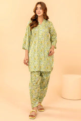 NURUL 2Pc - Printed Lawn Dress