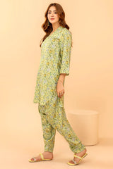 NURUL 2Pc - Printed Lawn Dress