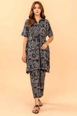LEILA 2Pc - Printed Lawn Dress