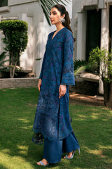 FLORA 3Pc - Embroidered Lawn Dress
