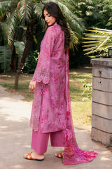 AINE 3Pc - Embroidered Lawn Dress