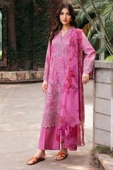 AINE 3Pc - Embroidered Lawn Dress