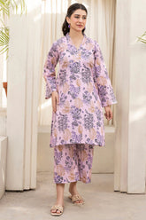 HUSAY 2Pc - Printed Lawn Dress