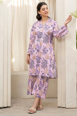 HUSAY 2Pc - Printed Lawn Dress