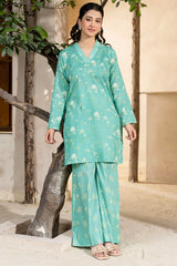 DIWA 2Pc - Printed Lawn Dress