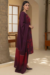 OCEANE 3Pc - Digital Printed Khaddar Dress