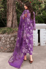 STELLA 3Pc - Embroidered Lawn Dress