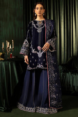 AAIRA 3Pc- Embroidered Velvet Luxe Pret