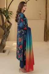 ELISE 3Pc - Digital Printed Khaddar Dress