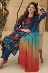 ELISE 3Pc - Digital Printed Khaddar Dress