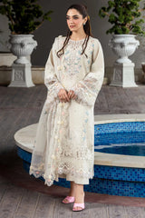 MARCELINE 3Pc - Embroidered Lawn Dress