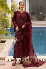 SABINE 3Pc - Embroidered Lawn Dress