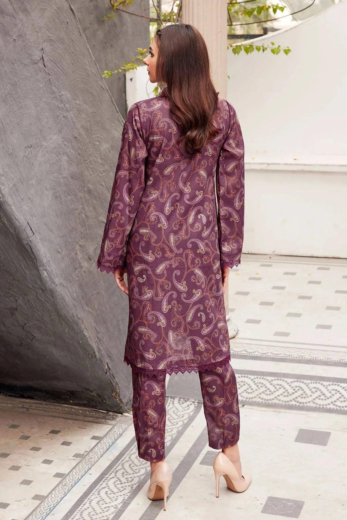 CHAMAN 2Pc -Digital Printed Khaddar Dress - LEXZARI