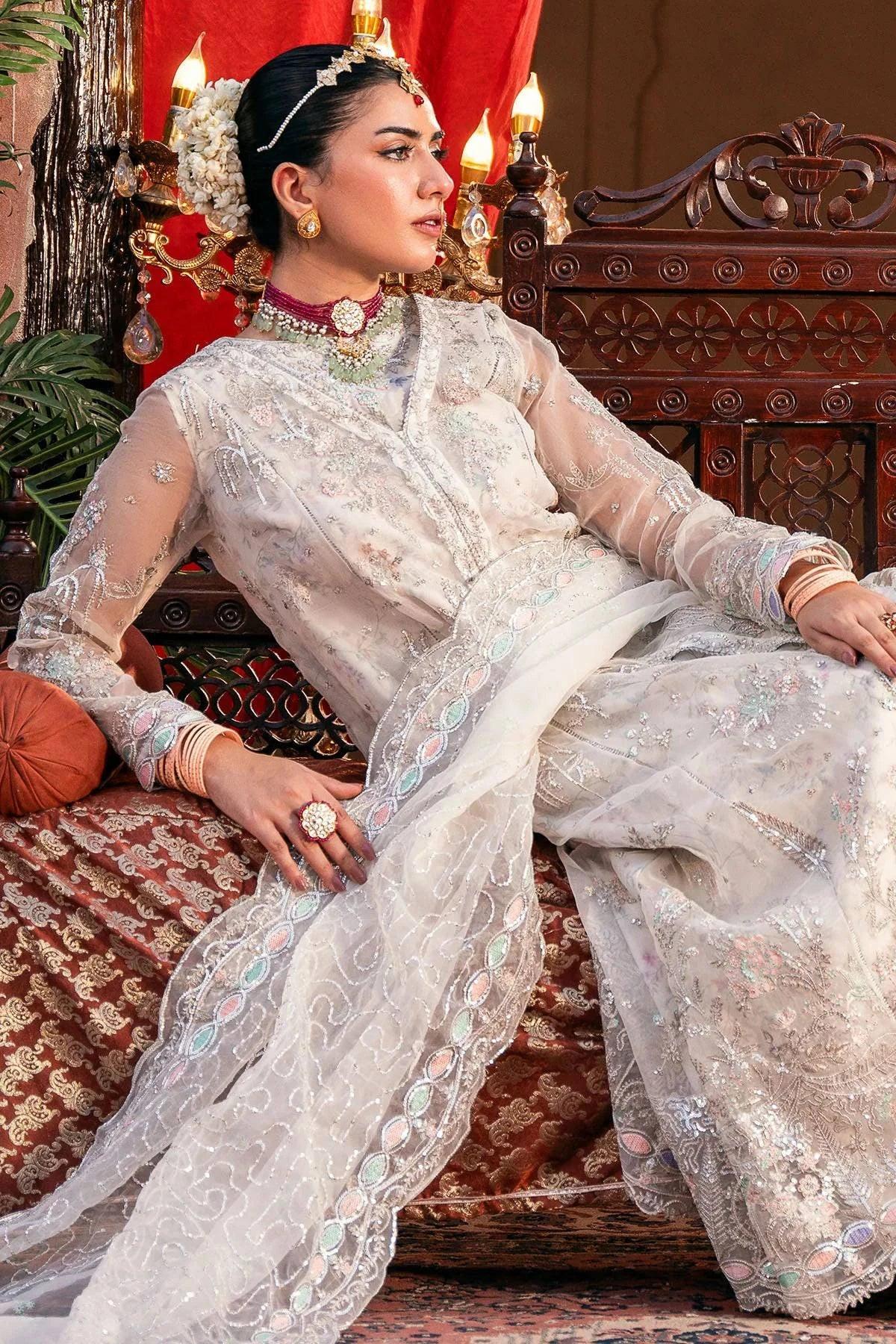 GULNAAR 3Pc - Embroidered Luxe Pret - LEXZARI