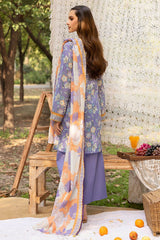 SAVAHHAH 3Pc - Digital Printed Lawn Dress