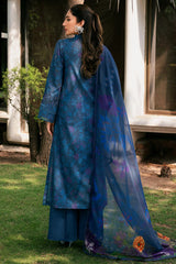 FLORA 3Pc - Embroidered Lawn Dress