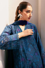 FLORA 3Pc - Embroidered Lawn Dress