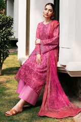 ASHLEY 3Pc - Embroidered Lawn Dress