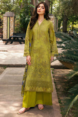 NESSA 3Pc - Embroidered Lawn Dress